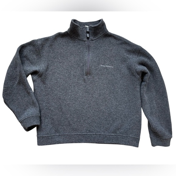 Royal Robbins Charcoal Quarter Zip Sweater Wool Blend Size XL - Picture 1 of 9